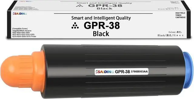 Main image of GPR38 GPR-38 3766B003AA Toner Cartridge Compatible for Canon imageRUNNER Advance 6055 6055i 6065 6065i 6075 6075i 6255 6255i 6265i 6275i 6555i 6565i 6575i Printer