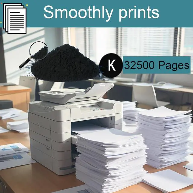 Alt view image 3 of 7 - MS911 54G0H00 Toner Cartridge, High Yield 32500 Pages, Reliable Performance Compatible for Lexmark MS911de MX910de MX911dte MX912dxe Printer (Black 4Pack)