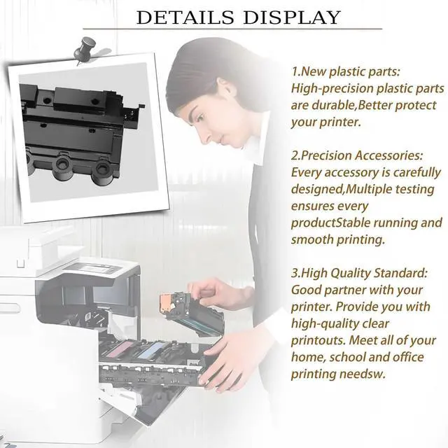 Alt view image 4 of 7 - C540X75G Waste Toner Box Container Replacement CX317dn CS417dn CX417de CS517de Compatible for Lexmark CX410E CX410DE CX410DTE CX510DE CX510DTHE Printer 2 Pack