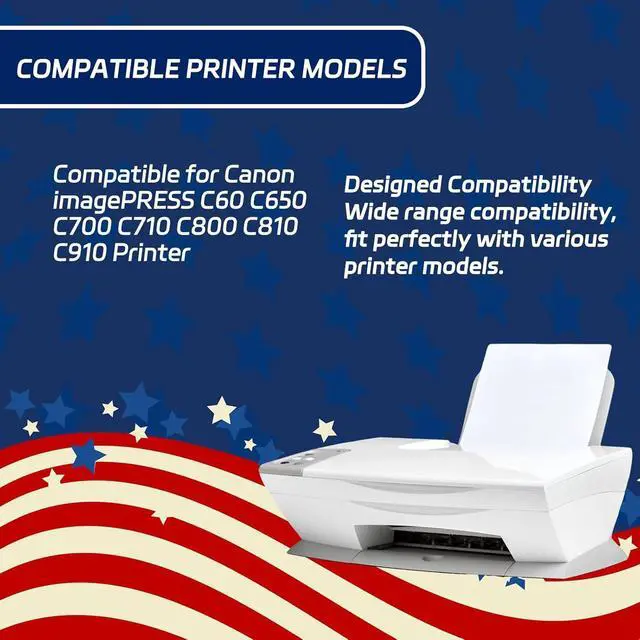Alt view image 2 of 7 - Compatible with Canon imagePRESS C60 C650 C700 C710 C800 C810 C910 Drum Unit D01, High Yield 130000 Pages, Experience Superior Printing (1 Pack Cyan)