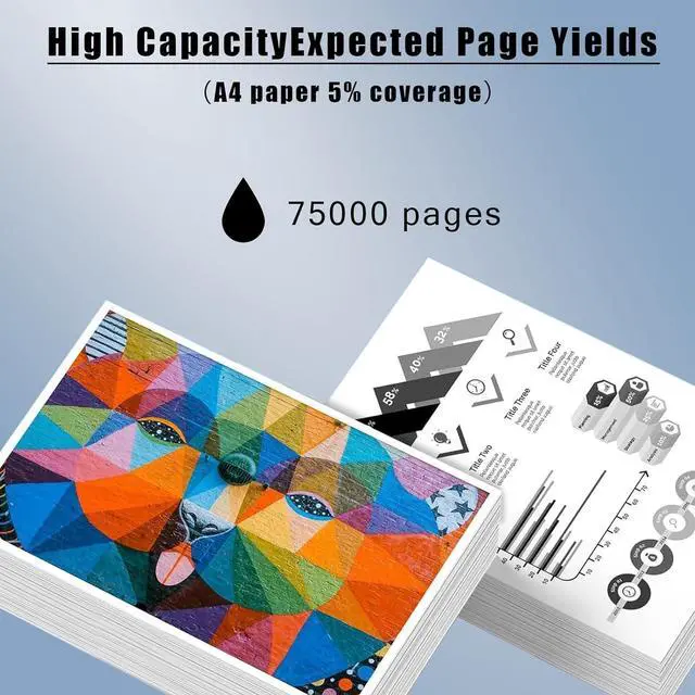 Alt view image 3 of 7 - 66S0Z00 Imaging Unit is Compatible for Lexmark MS531 MS531dw MX532 MX532adwe MS631 MS631dw MS632 MS632dwe Printers, High Yield 75000 Pages, with Chip for Long-Lasting Durability