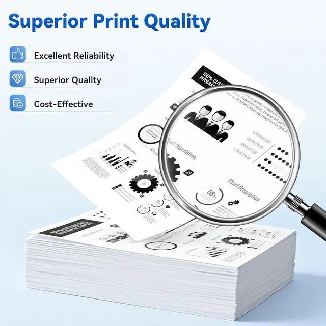 Alt view image 4 of 7 - TN850 High Yield Black Toner Cartridges 2 Pack Compatible for Brother TN-850 TN820 Toner Cartridges for Brother HL-L6200dw HL-L5200dw MFC-L5850dw MFC-L5700dw MFC-L5900dw Printer TN850 Ink Cartridges