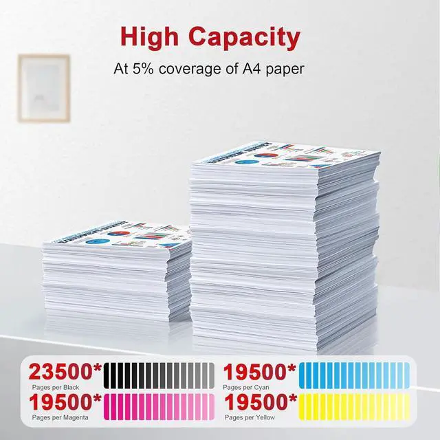 Alt view image 4 of 7 - GPR36 Toner Cartridge 4-Pack GPR36 GPR-36 GPR 36 Toner Compatible Replacement for Canon Imagerunner Advance C2020 C2030 C2025i C2220i C2220L C2225i C2230i C2020i C2025 Printer(1BK/1C/1M/1Y)