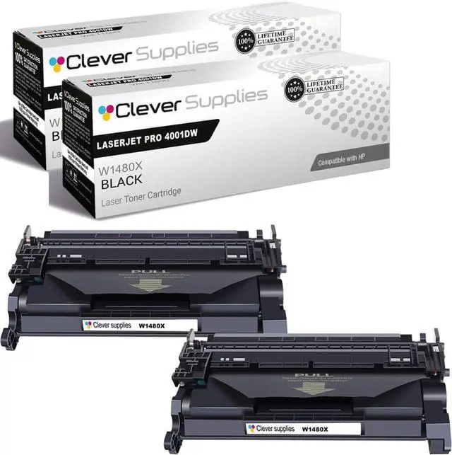 Main image of CS Replacement Compatible with HP PRO 4001DW Toner Cartridge W1480X to use with PRO 4001DN 4001DW 4002DN 4101FDN 4101FDW (Black, 2-Pack)