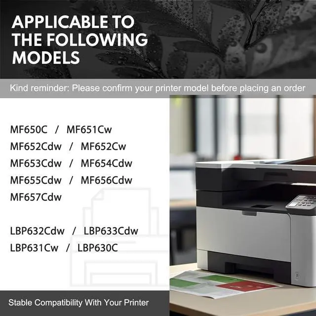 Alt view image 2 of 7 - 067H 067 Toner Cartridge Set High Yield 4 Pack Replacement for Canon 067H 067 Color ImageClass LBP632Cdw MF656Cdw MF653Cdw MF654Cdw LBP633Cdw LBP630C MF650C MF651CW Printer (Black Cyan Yellow Magenta)