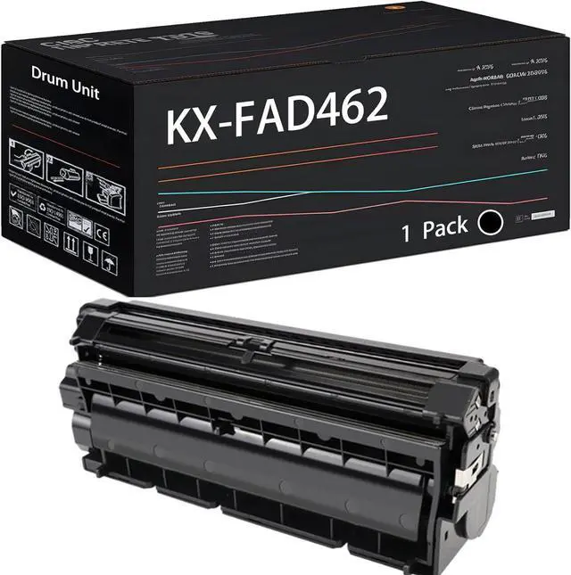 Main image of KX-FAD462 Drum Unit Compatible for Panasonic KX-MB2000 KX-MB2010 KX-MB2030 KX-MB2061 Printers, with Chip, High Yield 2000 Pages, High-Definition Printing (1 Pack Black)