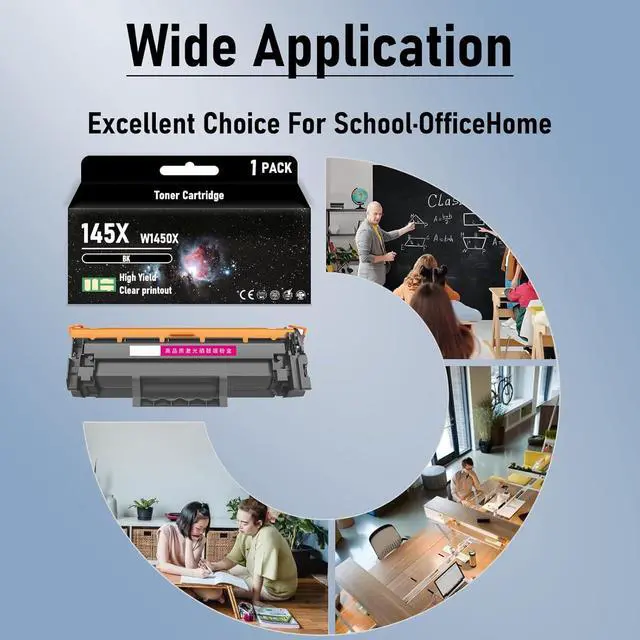 Alt view image 6 of 7 - 145X W1450X High Yield Toner Cartridge Compatible for HP Compatible Replacement for HP Laserjet Pro 3003dw 3003dn MFP3103fdw Printers