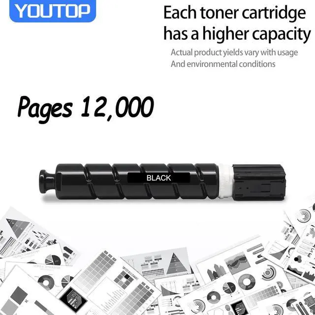 Alt view image 2 of 6 - CRG-034 CRG034 034 Black Toner Cartridge (9454B001) Replacement for Canon Color imageCLASS MF810Cdn MF820Cdn Printer
