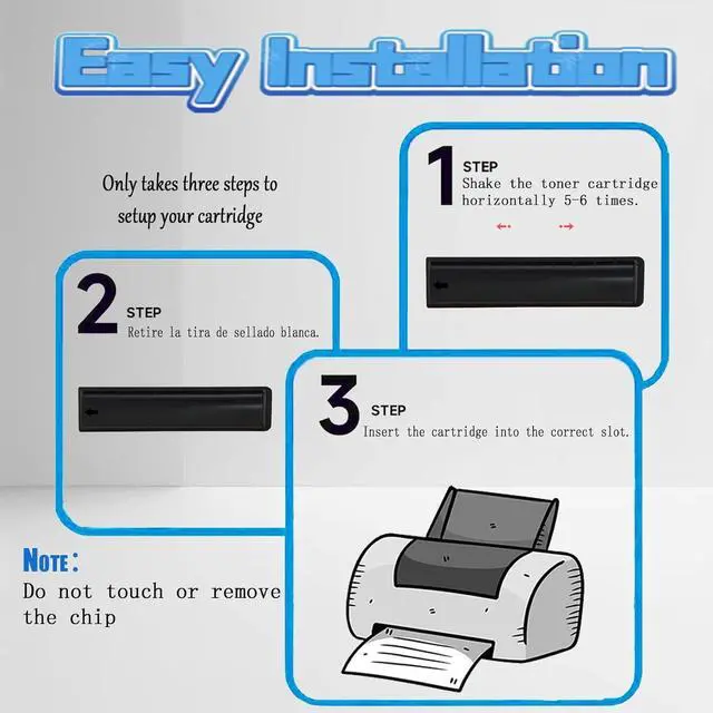 Alt view image 4 of 7 - T-3008U Toner Cartridge Compatible for Toshiba T-3008U Black Toner Cartridges Work for Toshiba E-Studio 2008A 2508A 3008A 3008AG 3508A Printer