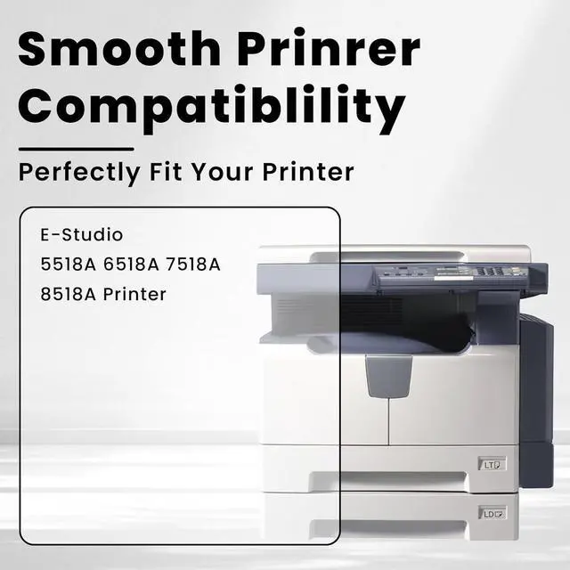 Alt view image 2 of 7 - Vylent T-6518U High Yield Toner Cartridge Replacement for Toshiba T-6518U Black Toner Cartridge for Toshiba E-Studio 5518A 6518A 7518A 8518A Printer Ink 1 Pack