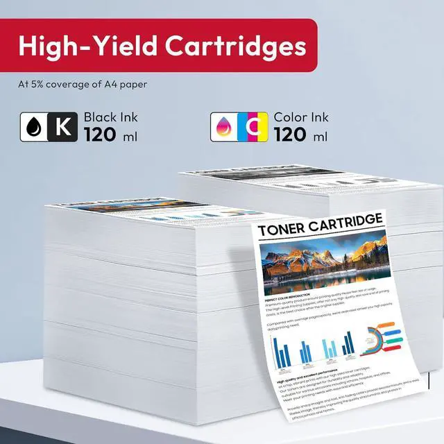 Alt view image 5 of 7 - PFI-1000 Ink Refill Replacement for Canon PFI1000 Ink Bottles High Capacity Works with imagePROGRAF PRO-1000 PRO1000 PRO1000 Printer Ink (12 x 120ML, MBK/PBK/C/Y/M/CO/PC/PM/R/BL/GY/PGY)