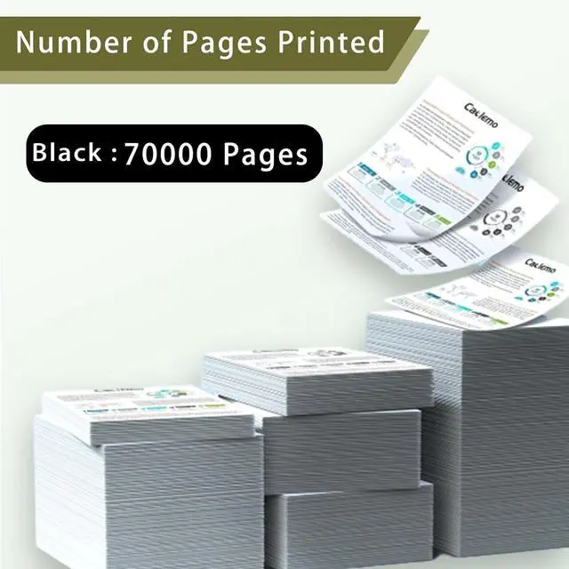 Alt view image 3 of 7 - 52D0Z00 Imaging Unit Compatible for Lexmark MS810dn MS810dtn MS810n Printers, High Yield 70000 Pages, Clear and Sharp, Quick to Adapt (3 Pack Black)