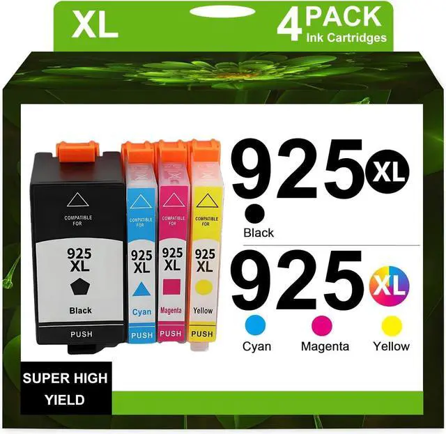 Main image of 925XL Ink Cartridge Color Combo PackReplacement 925XL for HP OfficeJet Pro 8120 Ink Cartridges Printer 4-Pack