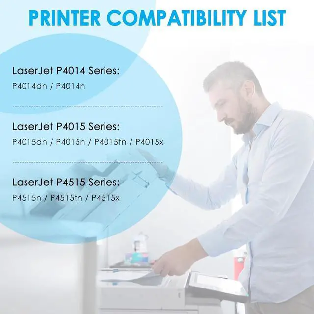 Alt view image 2 of 7 - LeciRoba 64A Toner Cartridge Replacement for HP 64A CC364A Black Toner Cartridge for Laserjet P4014 P4014dn P4014n P4015 P4015dn P4015n P4015tn P4015x P4515 P4515n P4515tn P4515x Series (2-Pack)