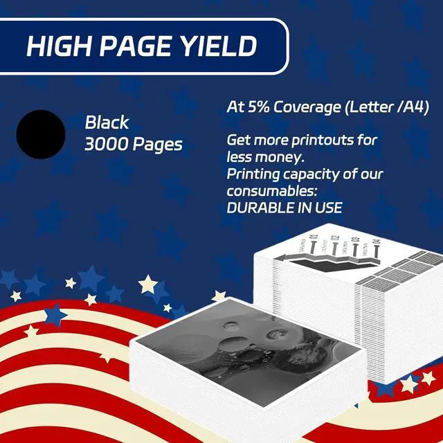 Alt view image 3 of 7 - ALLC Compatible for Panasonic KX-FAT461 Toner Cartridges Work for Panasonic KX-MB2000 KX-MB2010 KX-MB2030 KX-MB2061 Printers, with Chip, High Yield 3000 Pages, Clear Printing (1 Pack Black)