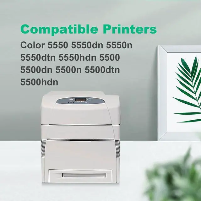 Alt view image 2 of 7 - Remanufactured 645A Toner Cartridge Replacement for HP 645A C9730A C9731A C9732A C9733A for Color 5500 5550 5550dn 5550n 5550dtn 5500dn 5500n Printers (4-Pack)