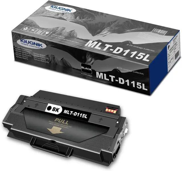 Main image of 1-Pack Black MLT-D115L Toner Cartridges(with chip), Replacement for Samsung MLT-D115L for Xpress M2830DW M2880FW M2880XAC M2620 M2670 M2820 M2820DW M2870 M2870FW Printer