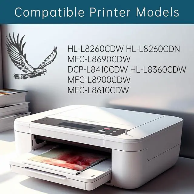 Alt view image 2 of 7 - TN421 Toner Cartridge Compatible for Brother HL-L8260CDW HL-L8260CDN MFC-L8690CDW DCP-L8410CDW HL-L8360CDW MFC-L8900CDW MFC-L8610CDW MFC-L9570CDW MFC-L9570CDWT HL-L9310CDW Printers (1 Pack Magenta)