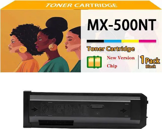 Main image of MX500NT Toner Cartridges MX-500NT High Yield Replacement Compatible for Sharp MX 500NT Toner Cartridge Work for Sharp MX-M283N MX-M363N MX-M363U MX-M453N MX-M453U Printers,Black