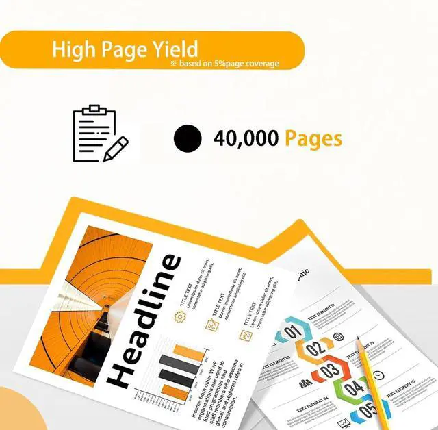 Alt view image 3 of 7 - MX500NT Toner Cartridges MX-500NT High Yield Replacement Compatible for Sharp MX 500NT Toner Cartridge Work for Sharp MX-M283N MX-M363N MX-M363U MX-M453N MX-M453U Printers,Black