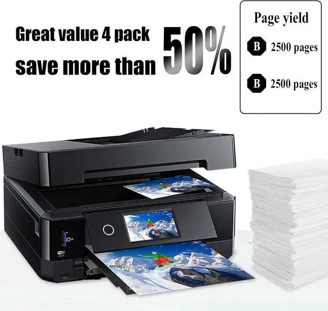 Alt view image 4 of 7 - NoahArk 2 Packs 936XL 936 (with Chip) Compatible Ink Cartridges Replacement for HP 936XL 936 for OfficeJet Pro 9110b 9117b 9120b 9130b 9120e 9122e 9125e 9128e 9130e 9132e 9135e 9720e 9730e (2 Black)