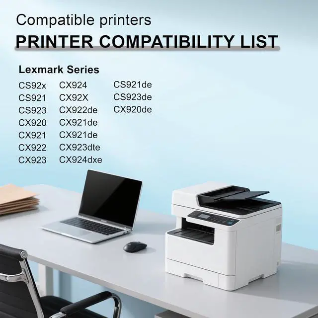 Main image of High Yield CS921 CS92X Toner Cartridge 76C00K0 76C00C0 76C00M0 76C00Y0 Replacement for Lexmark CS92x CS921 CS923 CX920 CX921 CX922 CX923 CX924 CX92X CX921DE Printer (4-Pack)