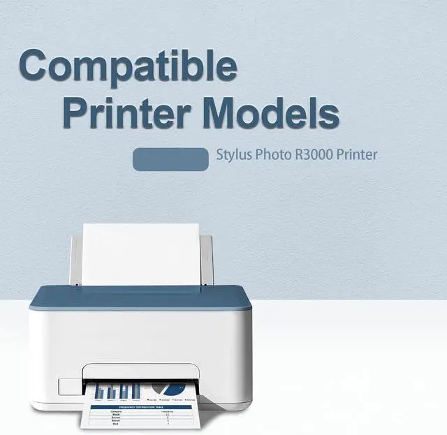 Alt view image 2 of 6 - Remanufactured T157 157 Ink Cartridges with Chip R3000 T157120-T157920 Replacement for Stylus Photo R3000 Ink Cartridges Printer(9 Packs,80ML,PB,C,M,Y,LC,LM,MB,LB,LLB)