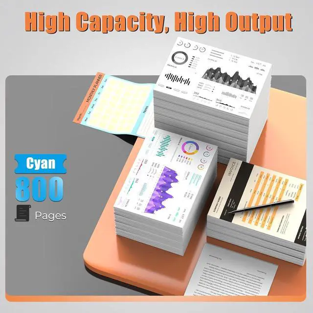 Alt view image 3 of 7 - 936 Ink Cartridges OfficeJet Pro 9135e 9125e 9730e 9135 9125 9730 Ink Compatible with Hp 936 Ink OfficeJet Pro 9135 e 9125e 9110b Wide Format 9730e 9128 e 9122e 9130 b 9122e 9110 9130b Printers(1C)