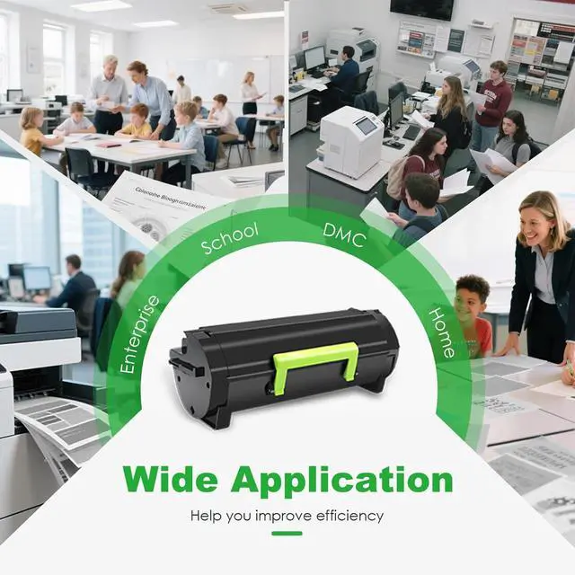 Alt view image 7 of 7 - B231000 Remanufactured Black High Yield Toner Cartridge Compatible for B231000 B241H00 Toner Cartridge for Lexmark B2338 B2442 B2546 B2650 MB2338 MB2442 MB2546 MB2650 Laser Printer (2 Pack) with Chip