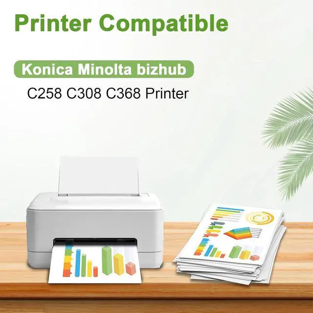 Alt view image 2 of 6 - KANTEN TN-324 TN324 Toner Cartridge 4 Pack TN324K TN324C TN324M TN324Y Toner Cartridge Replacement for Konica Minolta Bizhub C258 C308 C368 Printer(Black Cyan Magenta Yellow)