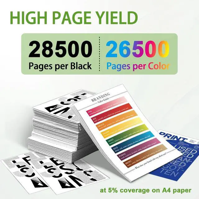 Alt view image 3 of 6 - KANTEN TN-324 TN324 Toner Cartridge 4 Pack TN324K TN324C TN324M TN324Y Toner Cartridge Replacement for Konica Minolta Bizhub C258 C308 C368 Printer(Black Cyan Magenta Yellow)