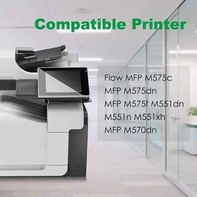 Alt view image 2 of 7 - Remanufactured 507A Toner Cartridge Compatible with HP 507A 507X CE400A CE401A CE402A CE403A for HP MFP M570dn MFP M575dn MFP M575c MFP M575f M551dn M551n M551xh Series Printer(4 Pack)