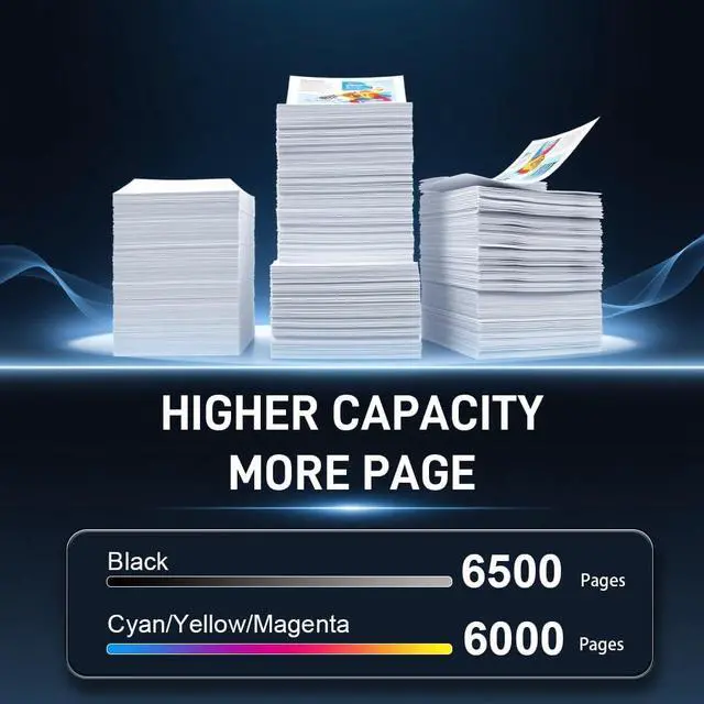 Alt view image 3 of 7 - 508A Toner Cartridge High Yield Replacement for HP 508A 508X forMFP M577c, M577z,MFP M577dnM552dn, M553dh, M553dn, M553x Printer (4-Pack, Black, Cyan, Yellow, Magenta) (508A Toner Cartridge)