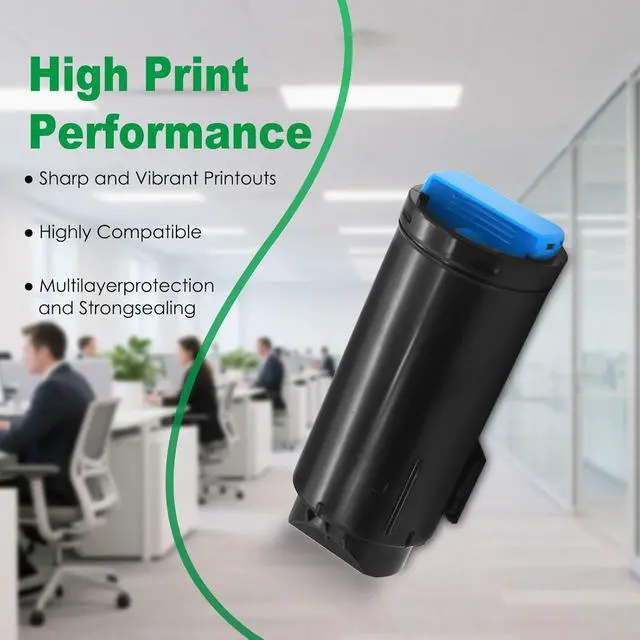 Alt view image 5 of 7 - Remanufactured C500/C505 Cyan Toner Cartridge Replacement for 106R03866 Compatible with Xerox VersaLink C500 C500N C500DN C505 C505N C505DN C505X C505S Color Multifunction Printer ( 1-Pack )