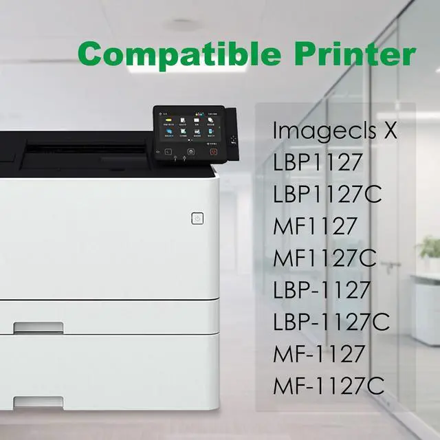 Alt view image 2 of 7 - T09 Toner Cartridge Set Replacement for Canon T09 T09l Toner 3020C005AA 3019C005AA 3018C005AA 3017C005AA for Imagecls X LBP1127 LBP1127C MF1127 MF1127C ( Black Cyan Yellow Magenta )