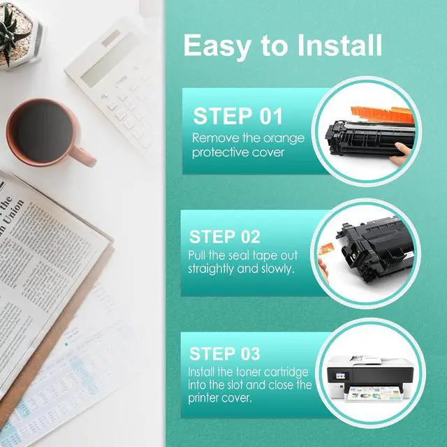 Alt view image 6 of 7 - 658A 658 A Toner Cartridge Set(4 Pack, 1BK/1C/1M/1Y) Remanufactured Replacement for HP W2000A W2001A W2002A W2003A for M751 M751n M751dn Printer