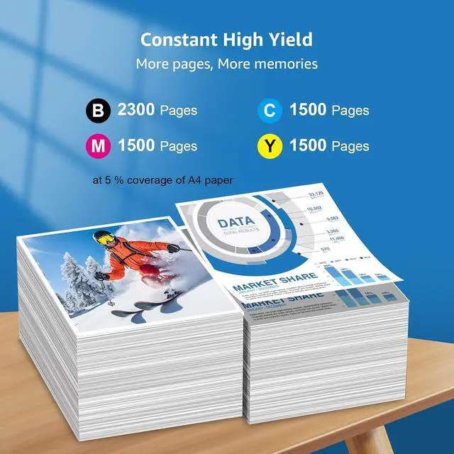 Alt view image 4 of 6 - 712XL 712 Ink Cartridge High Yield Replacement for HP 712XL Ink Cartridges for Compatible for HP Designjet T210 T320 T250 T630 T650 Printers (4 Pack, 80-ML BK, 29-ML C/M/Y)