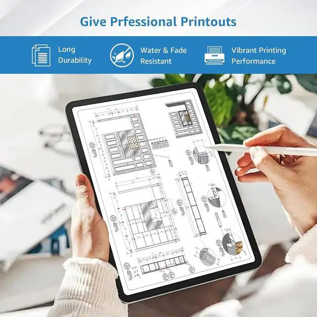 Alt view image 5 of 6 - 712XL 712 Ink Cartridge High Yield Replacement for HP 712XL Ink Cartridges for Compatible for HP Designjet T210 T320 T250 T630 T650 Printers (4 Pack, 80-ML BK, 29-ML C/M/Y)