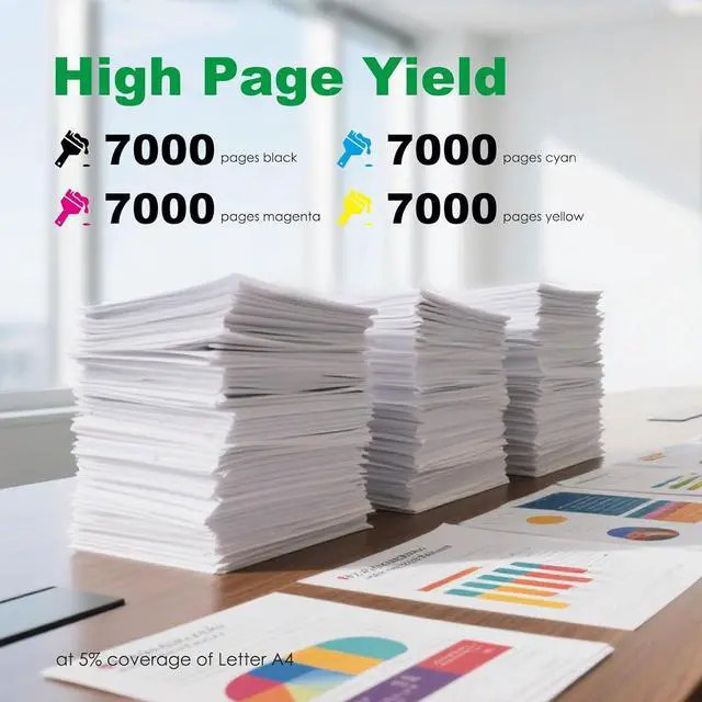 Alt view image 3 of 7 - Remanufactured 74C1SK0 74C1SC0 74C1SM0 74C1SY0 High Yield Toner Cartridge Compatible with Lexmark CS720 CS725 CX725 for CS720de, CS720dte, CS725de, CS725dte, CX725de, CX725dte Laser Printer 4P