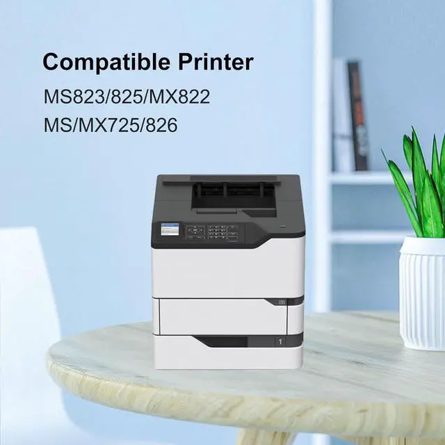 Alt view image 2 of 7 - Remanufactured 58D1U00 Black Ultra High Yield Toner Cartridge Replacement for Lexmark 58D1U00 58D1H00 58D1X00 58D1000 Toner for MS725 MS821 MS822 MS823 MS824 MS825 MX721 MX722 MX725 MX822 Printers