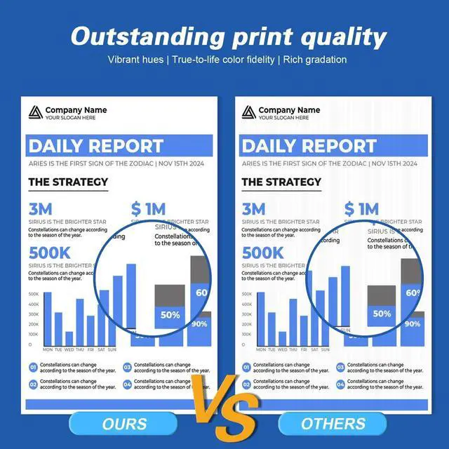 Alt view image 5 of 7 - 655A Toner Cartridge Replacement for HP 655A CF450A CF451A CF452A CF453A Toner Works with Color Enterprise M652dn M652n M653dn M653dh MFP M681dh M681f Printer Toner (4Pack-BK/C/M/Y)