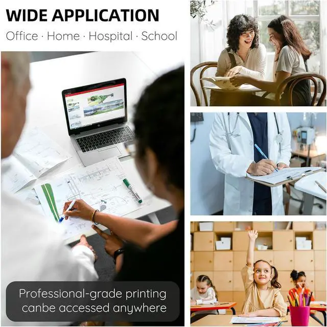 Alt view image 6 of 7 - 201X Toner Cartridges 5 Pack (with Chip) Replacement for HP 201X, Works with Color Pro MFP M277dw, M277n, M277c6, M274n, M252dw, M252n Printers, High Yield, Black, Cyan, Magenta, Yellow