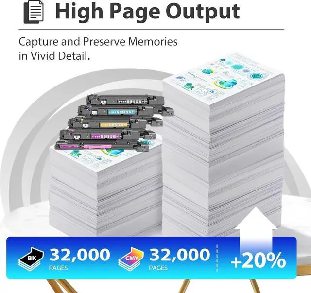 Alt view image 3 of 7 - 828A CF358A CF359A CF364A CF365A Drum Unit 4 Pack Replacement for HP 828A Drum Unit Work for Color Enterprise Flow MFP M880z+ M880z M880z+NFC, M855dn M855xh Printer (Black Cyan Magenta Yellow)
