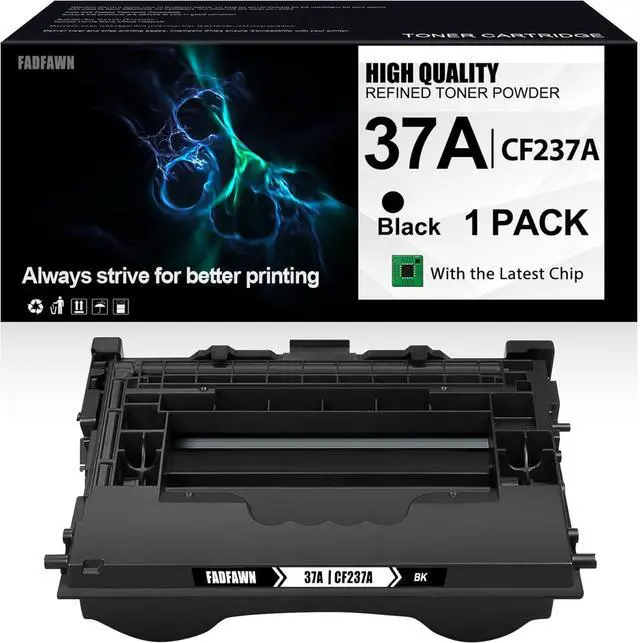 Main image of 37A Black Toner Cartridge High Yield (1-Pack) Compatible 37A CF237A Toner Cartridge - Replacement for HP Enterprise M607dn M607n M608dn M608n M608x M609dh M609dn M609x Printer