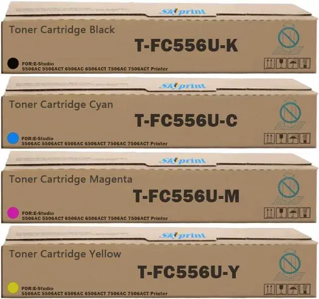 Main image of T-FC556U Toner Cartridge Compatible Toshiba T-FC556U-K T-FC556U-M T-FC556U-Y T-FC556U-C Use for Toshiba E Studio 5506AC 5506ACT 6506AC 6506ACT 7506AC 7506ACT Printer Black Cyan Magenta Yellow