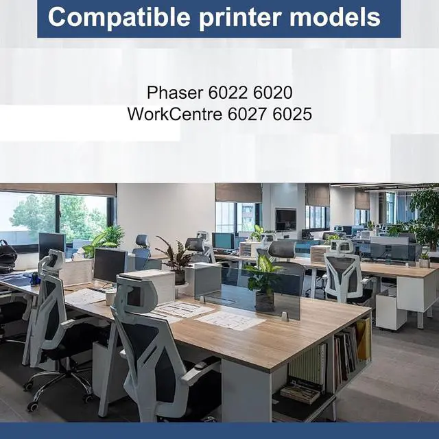 Alt view image 2 of 6 - WorkCentre 6027 Phaser 6022 Toner Cartridges 4 Pack (BK/C/M/Y) - 106R02759 106R02756 106R02757 106R02758 Toner Cartridges Replacement for Xerox WorkCentre 6027 6025 Phaser 6022 6020 Printers
