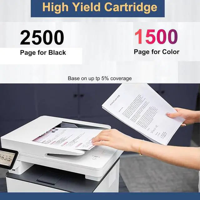 Alt view image 3 of 6 - WorkCentre 6027 Phaser 6022 Toner Cartridges 4 Pack (BK/C/M/Y) - 106R02759 106R02756 106R02757 106R02758 Toner Cartridges Replacement for Xerox WorkCentre 6027 6025 Phaser 6022 6020 Printers