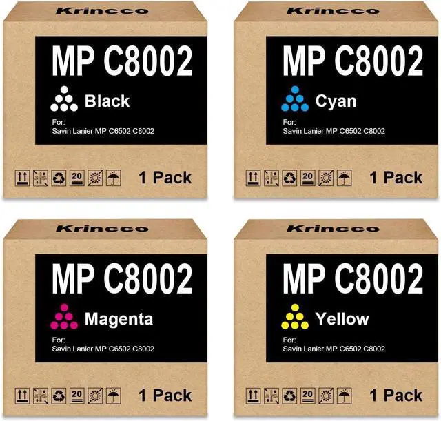 Main image of MP-C8002 Toner Cartridge High Yield Compatible with Ricoh MPC8002 Toner use for Ricoh MP C6502 C8002 Printer (842083 842084 842085 842086)