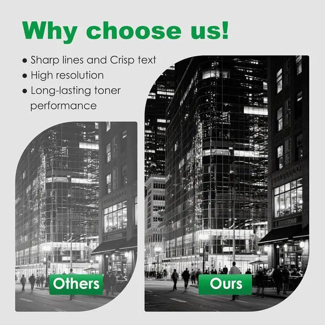 Alt view image 4 of 7 - Remanufactured 4 Pack 37A Toner Cartridges for HP 37 A 37Y 37 Y 37X 37 X CF237A Compatible with M607dn M607n M608n M609dh M609dn MFP M631z M632h M633fh Flow MFP M631h M632z Printer (Black)