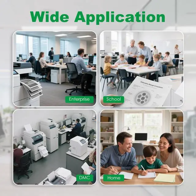 Alt view image 7 of 7 - Remanufactured 4 Pack 37A Toner Cartridges for HP 37 A 37Y 37 Y 37X 37 X CF237A Compatible with M607dn M607n M608n M609dh M609dn MFP M631z M632h M633fh Flow MFP M631h M632z Printer (Black)